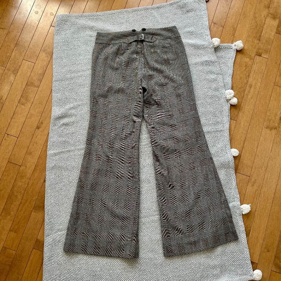 Club Monaco ⎮ Plaid wide flare leg trouser - Picture 3 of 10